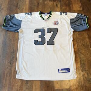 Shaun Alexander Seattle Seahawks Reebok Jersey Authentic NFL Sewn Men 56 3XL